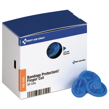 First Aid Only™ Refill For Smartcompliance Gen Business Cabinet, Finger Cots, Blue, Nitrile, 50-box freeshipping - TVN Wholesale